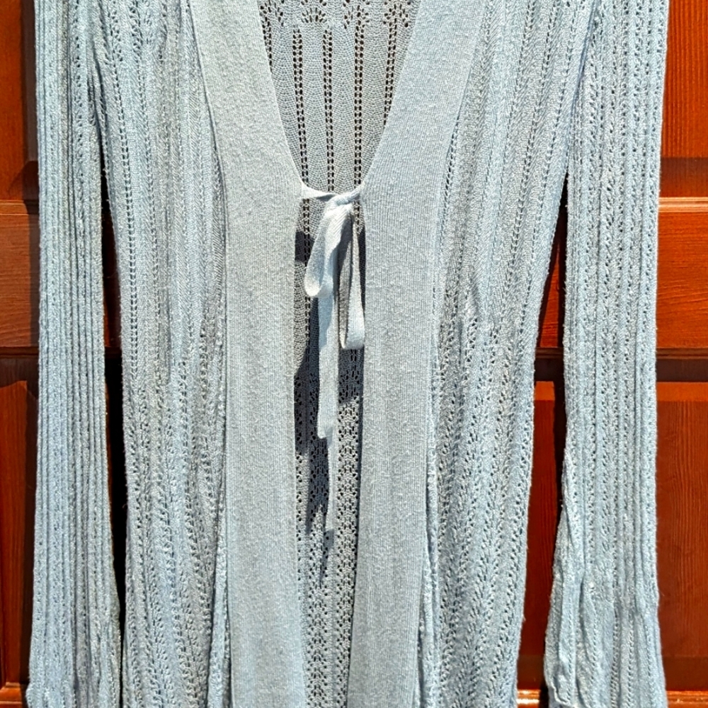 CAbi small long cardigan sweater